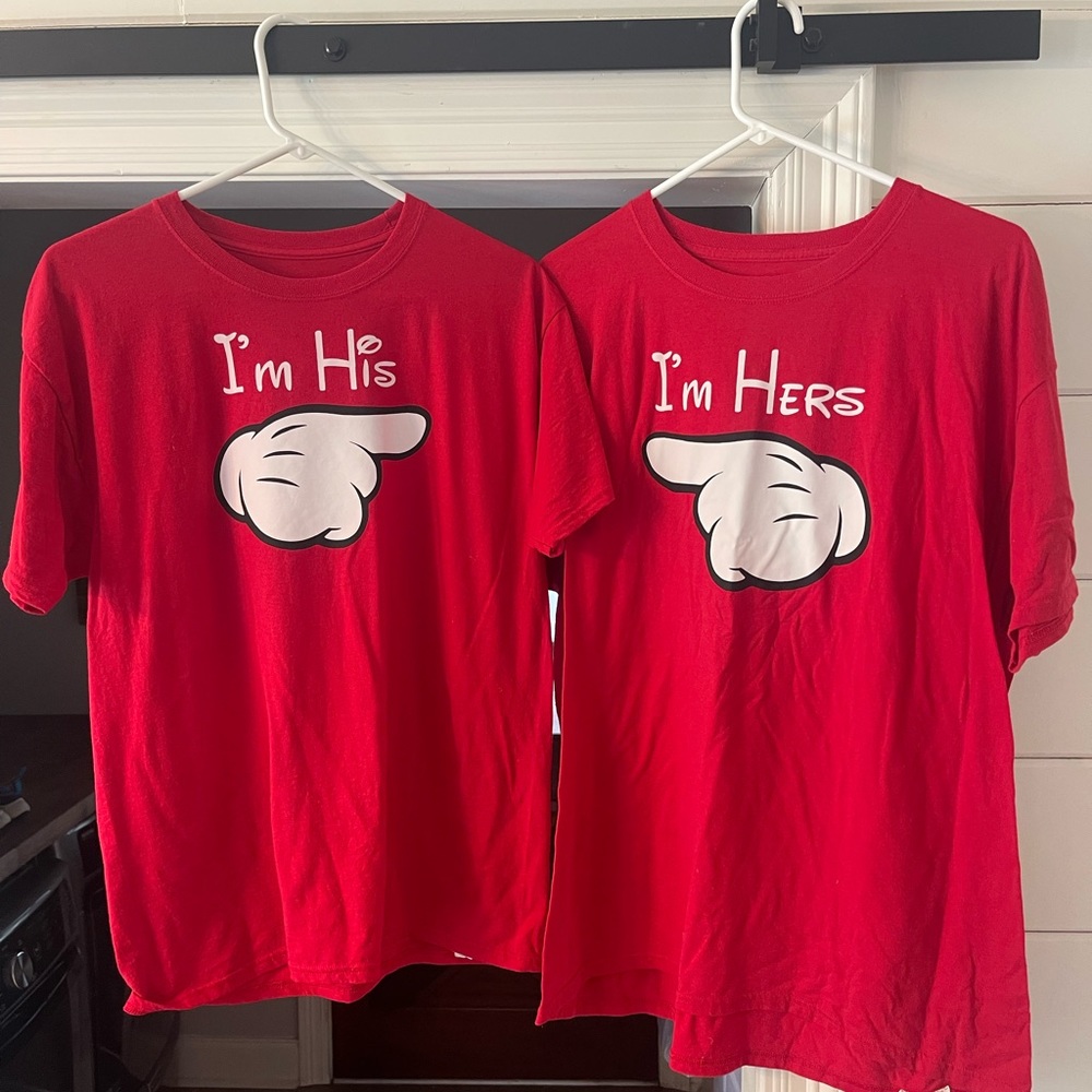 Matching Disney couples shirt medium and xl